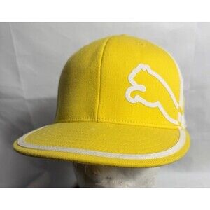 PUMA Cobra Golf 210 Fitted Yellow Flexfit Performance Cap  6 7/8-7 1/4 Athletic